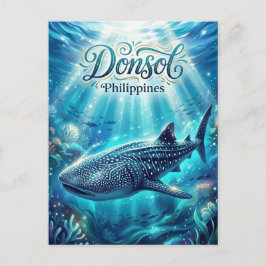 Postal Investigación del Tiburón Ballena en Donsol Filipi