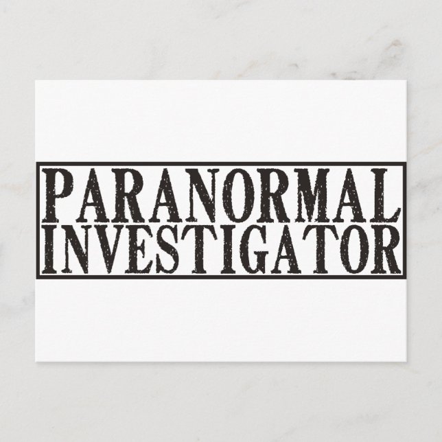 Postal Investigador paranormal (Anverso)