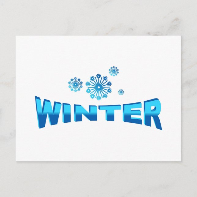 Postal Invierno (Anverso)