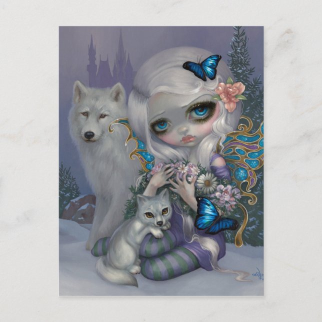 Postal "Invierno" (Anverso)