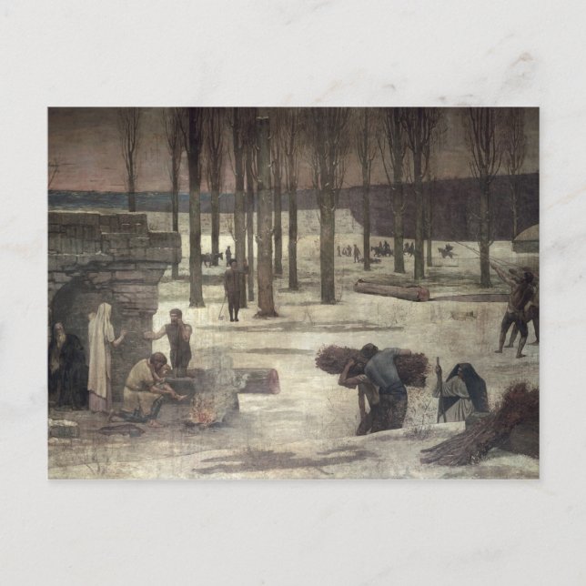Postal Invierno, 1889-93 (Anverso)