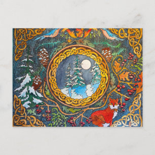 Postal Invierno Celta