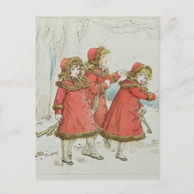 Postal Invierno de Abril Libro de Tunes, 1900 (Anverso)