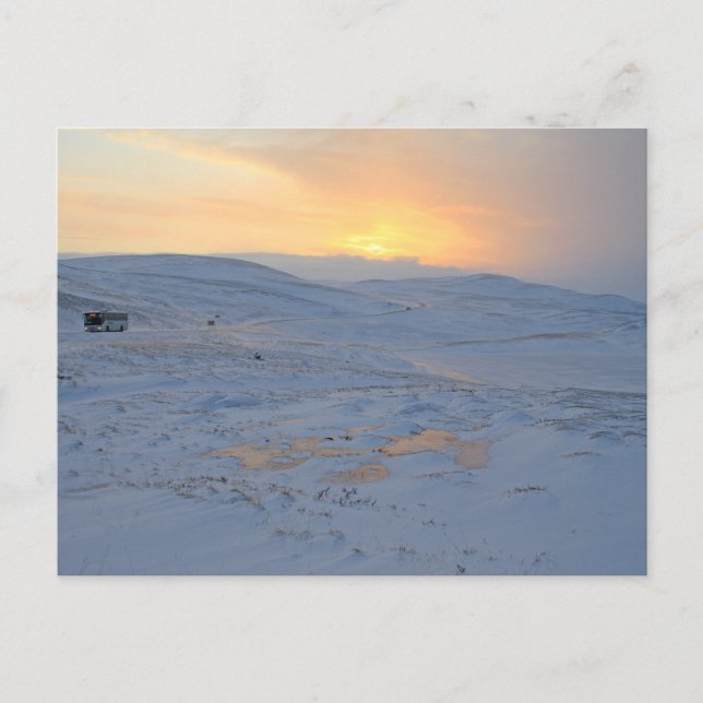 Postal Invierno de Noruega (Anverso)
