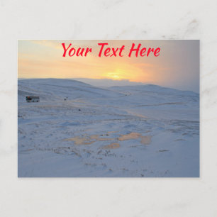 Postal Invierno de Noruega personalizable