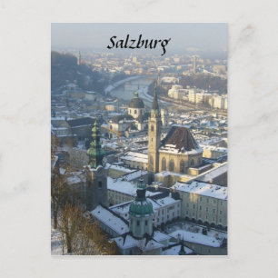 Postal invierno de Salzburgo