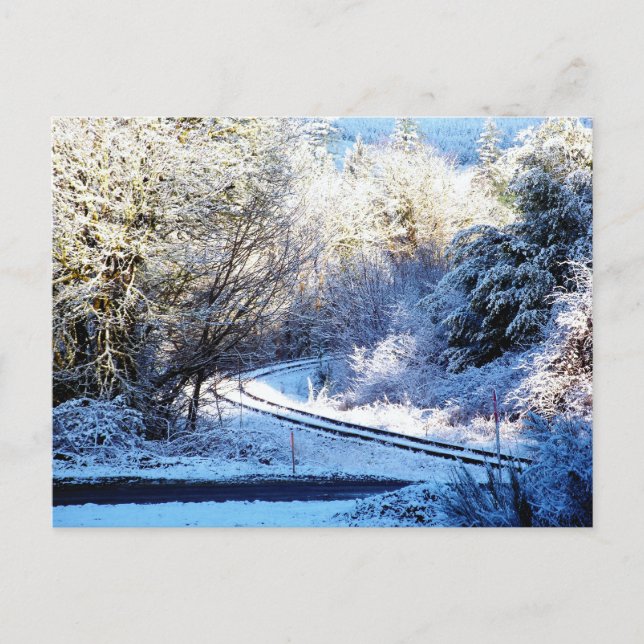 Postal Invierno de Wise Man - Coquille, Oregón (Anverso)