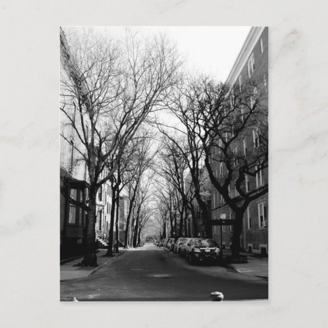 Postal Invierno en Brookly, NY (Anverso)