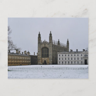 Postal Invierno en Cambridge, Reino Unido