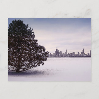 Postal Invierno en Chicago