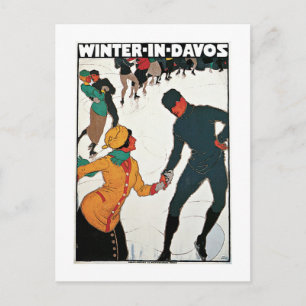 Postal Invierno en Davos