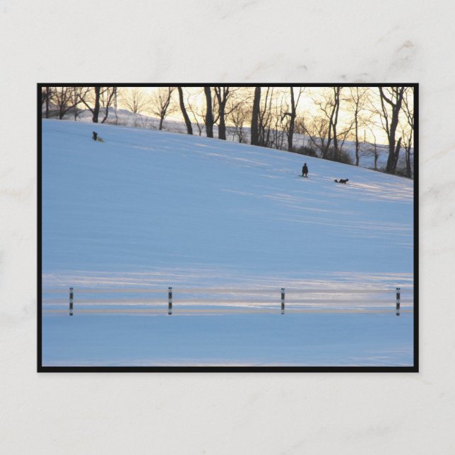Postal ~ Invierno en el condado de Lancaster ~ 5 (Anverso)