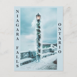 Postal Invierno en el Niágara cae Ontario Canadá