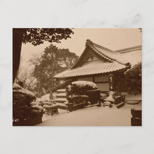 Postal Invierno en Japón (Anverso)