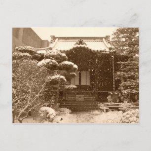 Postal Invierno en Japón