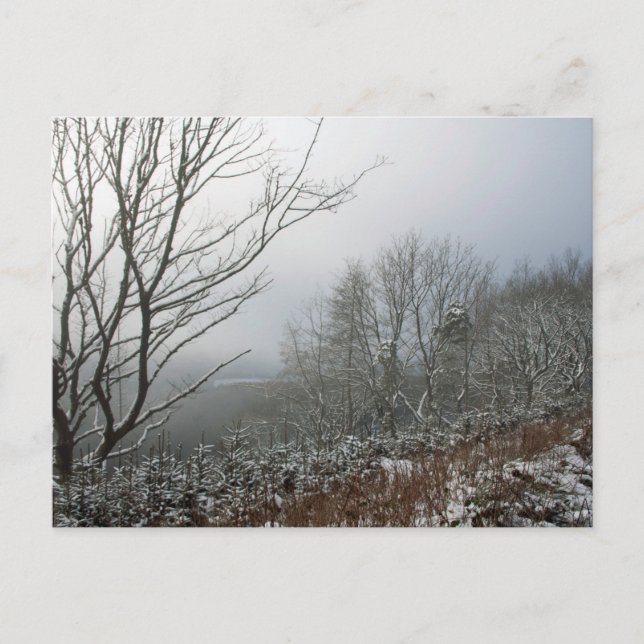 Postal Invierno en la carta de Macclesfield Forest (Anverso)