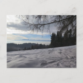 Postal Invierno en las montañas de Gorce