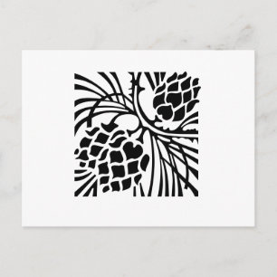 Postal invierno en ll blanco y negro