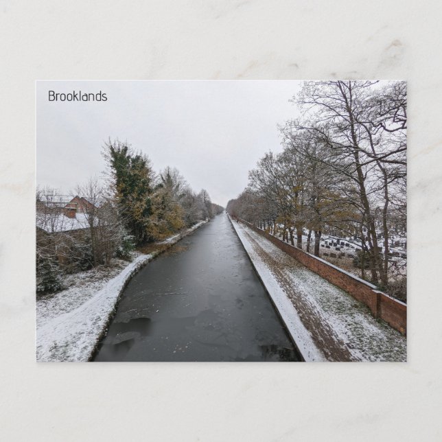 Postal Invierno en Manchester (Anverso)