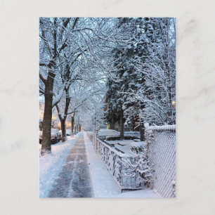 Postal Invierno en Montreal
