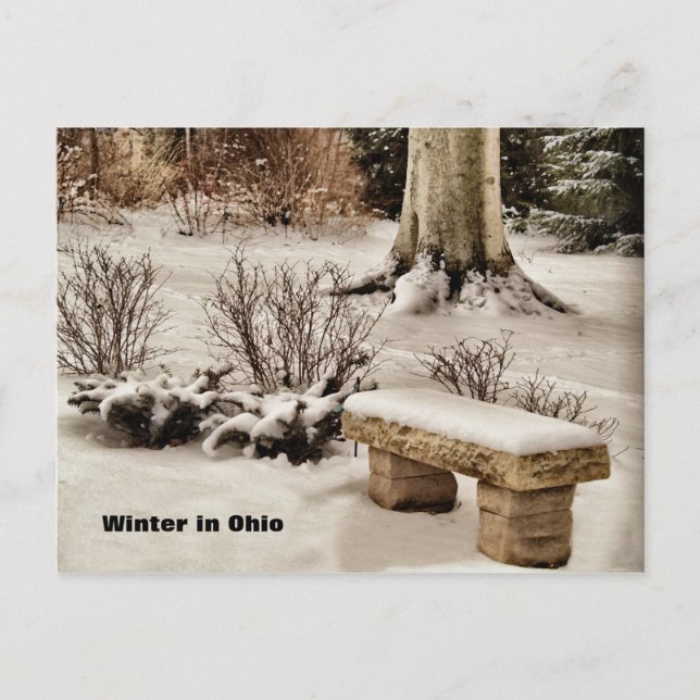 Postal Invierno en Ohio (Anverso)