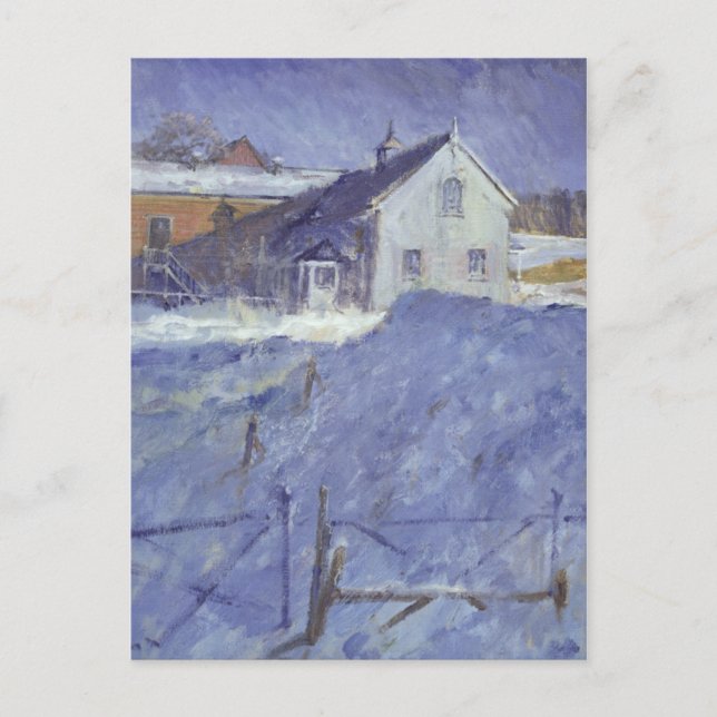 Postal Invierno en Silver Lodge (Anverso)