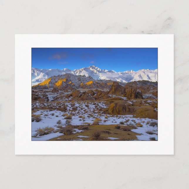 Postal "Invierno En Whitney" (Anverso)
