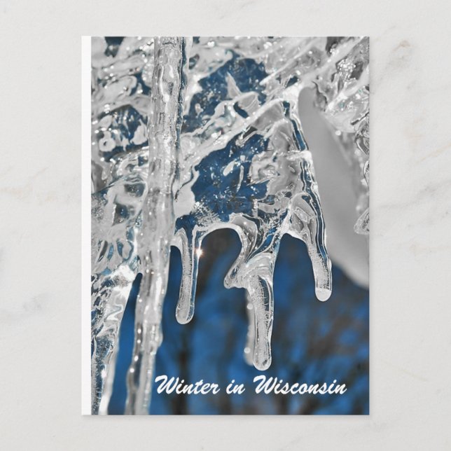 Postal Invierno en Wisconsin (Anverso)