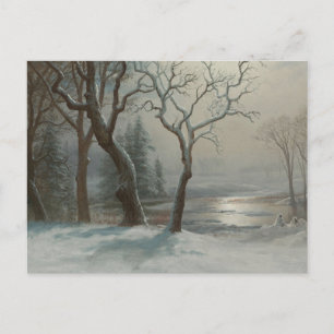 Postal Invierno en Yosemite por Albert Bierstadt
