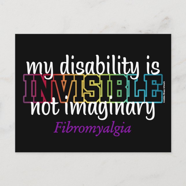 Postal INVISIBLE...Fibro (Anverso)
