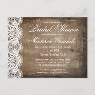 Postal invitan a postales a la ducha de novias rus