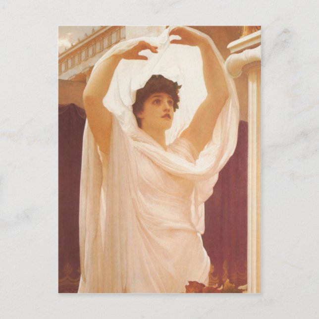 Postal Invocación - Lord Frederick Leighton (Anverso)