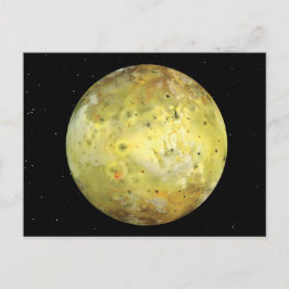 Postal Io Luna volcánica de Júpiter