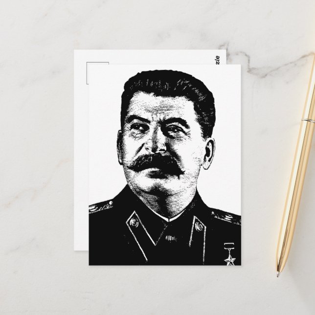 Postal Iósif Stalin, URSS, CCCP, Unión Soviética, Comunis (Anverso/Reverso In Situ)
