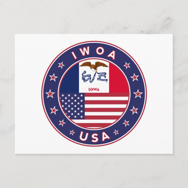 Postal Iowa (Anverso)