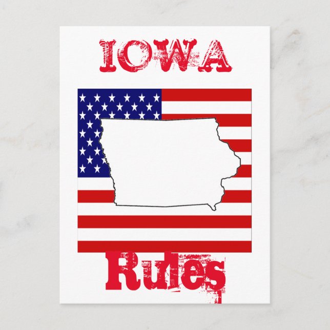 POSTAL IOWA  (Anverso)