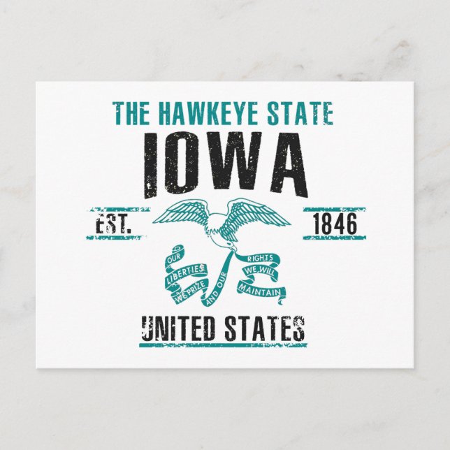 Postal Iowa (Anverso)