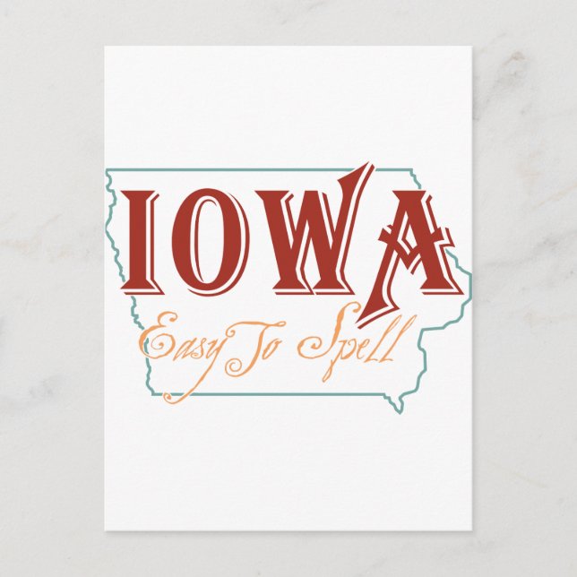 Postal Iowa (Anverso)