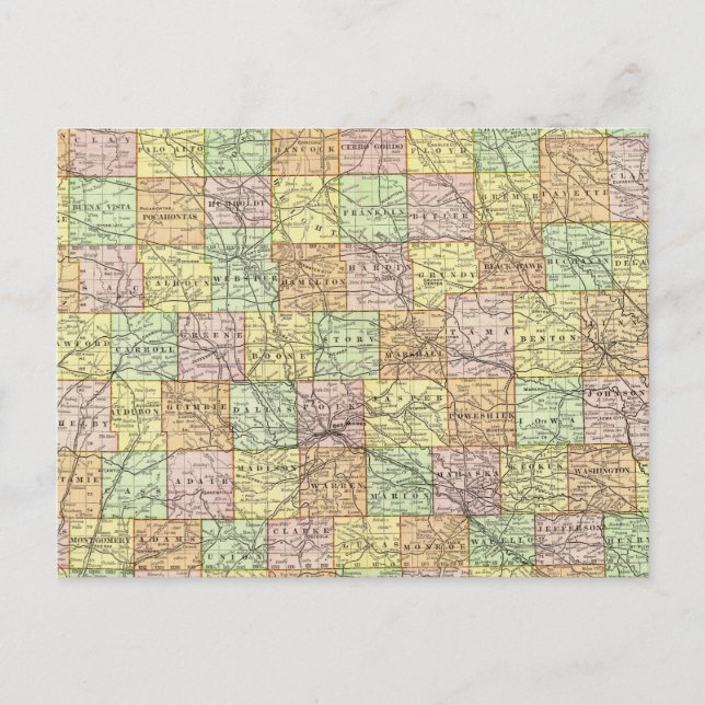 Postal Iowa (Anverso)