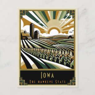 Postal Iowa   Art Deco