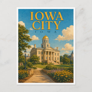 Postal Iowa City Iowa Old Capitol GeoSaga
