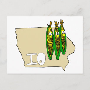 Postal Iowa Corn Fields