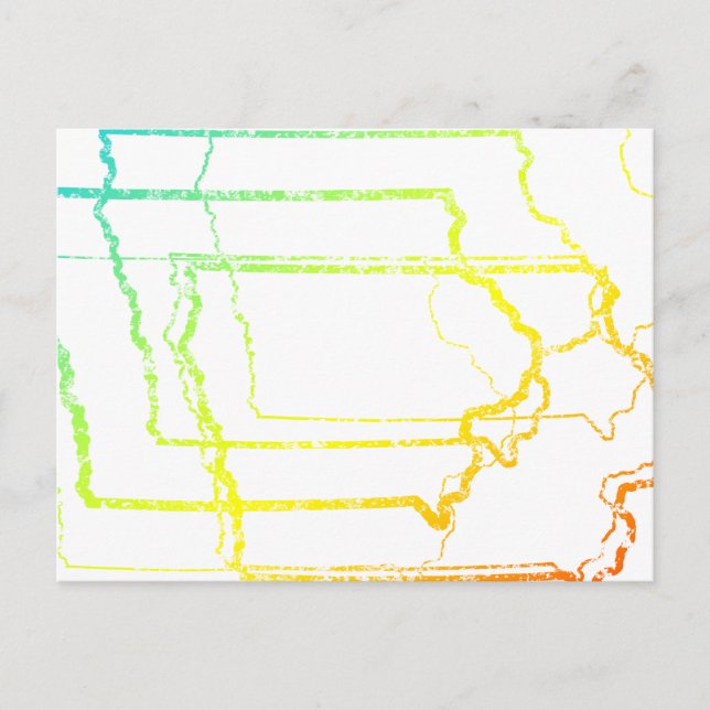 Postal iowa fade blur (Anverso)