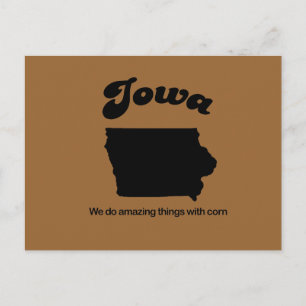 Postal Iowa Motto - Hacemos cosas asombrosas