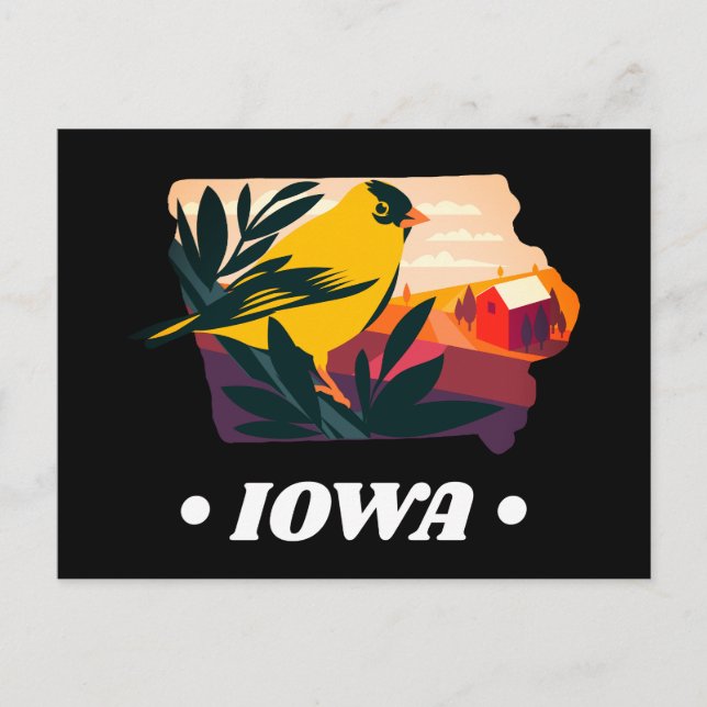 Postal Iowa Postcard (Anverso)