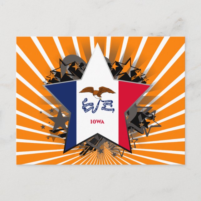 Postal Iowa Star (Anverso)