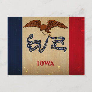 Postal Iowa State Flag VINTAGE.png