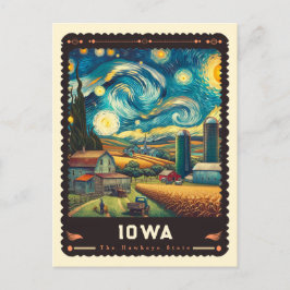 Postal Iowa | Vincent Van Gogh Inspired