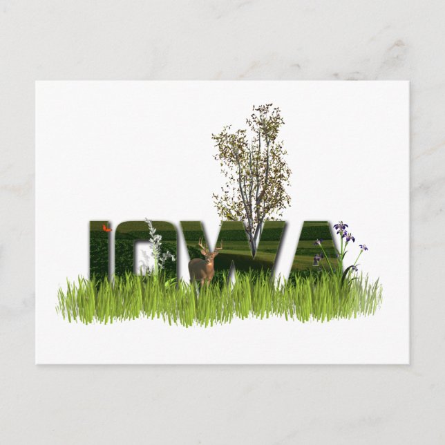 Postal Iowa Wildlife (Anverso)