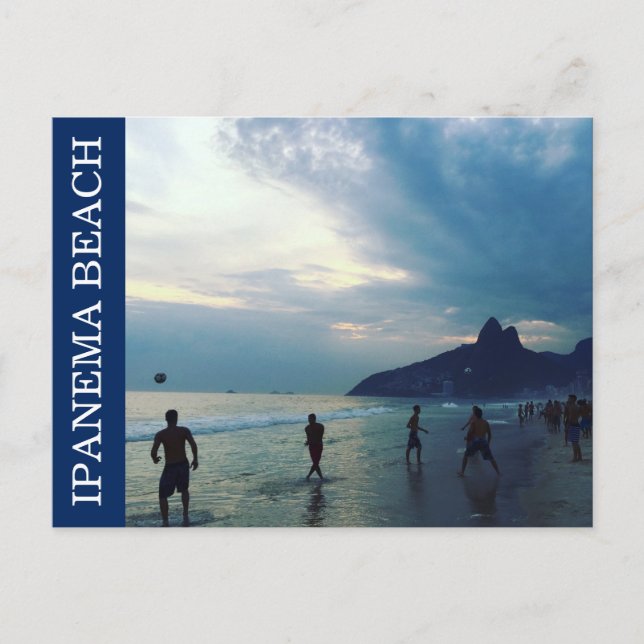 Postal ipanema beach futbol (Anverso)